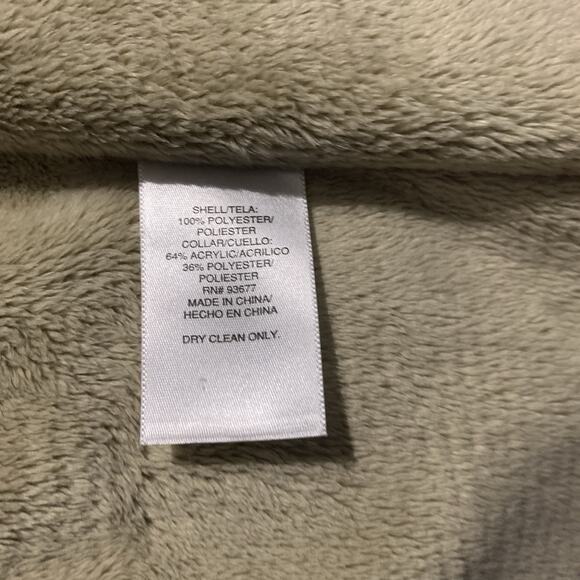 Allen B Faux Fur collared coat sz L - Picture 10 of 10